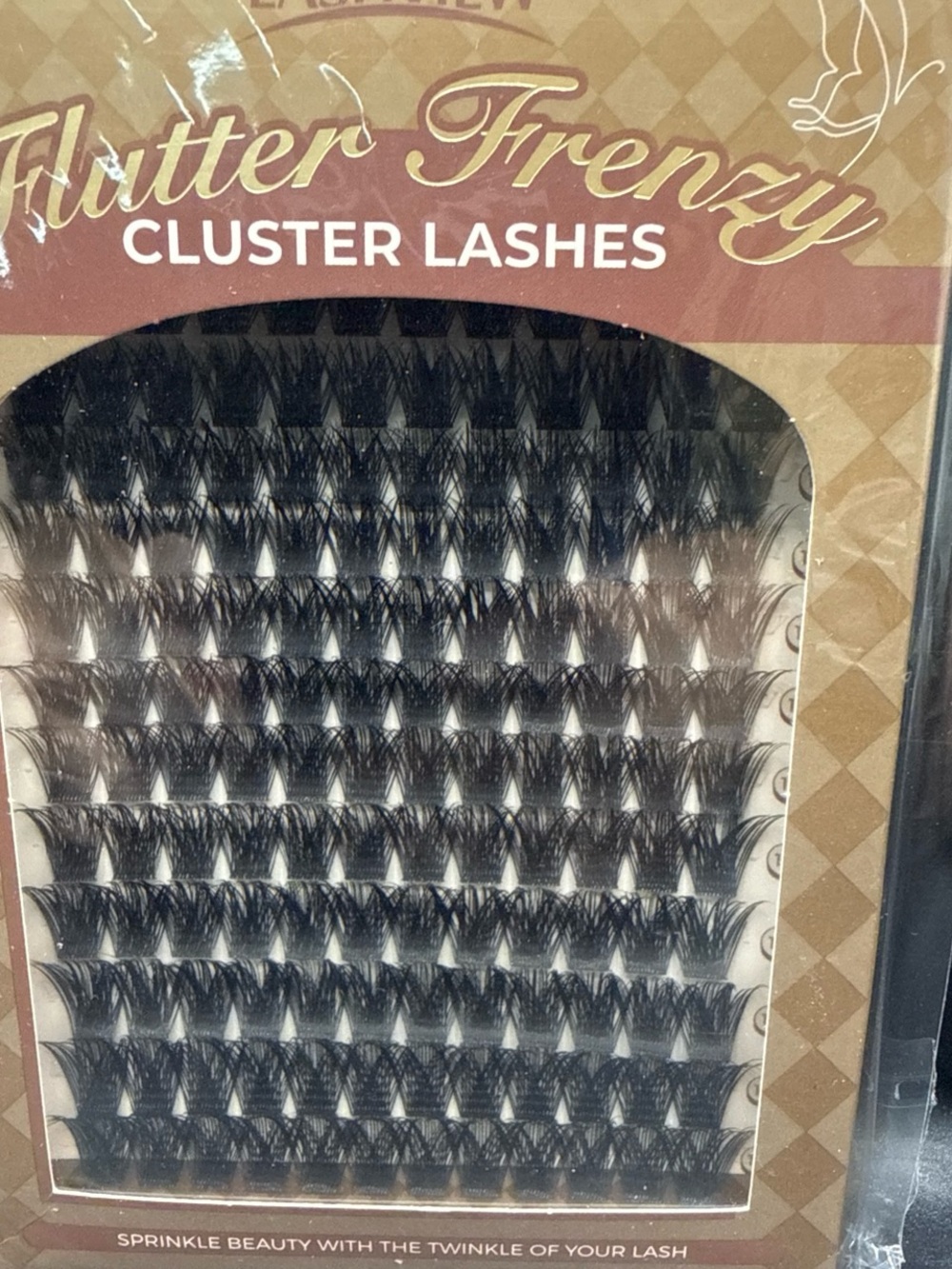 Flutter Frenzy Black Cluster Lashes - Natural Volume